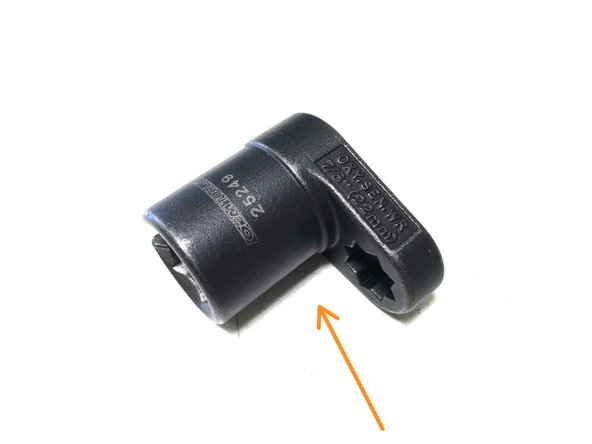 Use a 22mm specialty oxygen sensor socket to secure the primary oxygen sensor