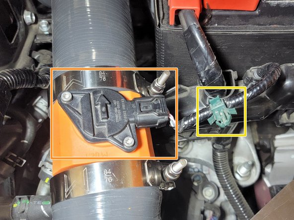 Reconnect MAF sensor plug