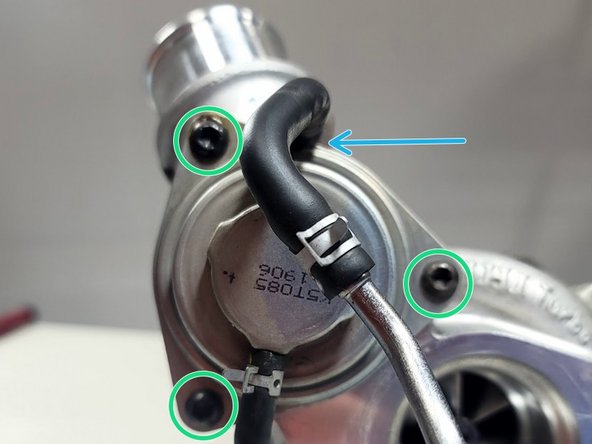 Remove three (3) screws using T30 Torx bit from bypass valve (BPV)