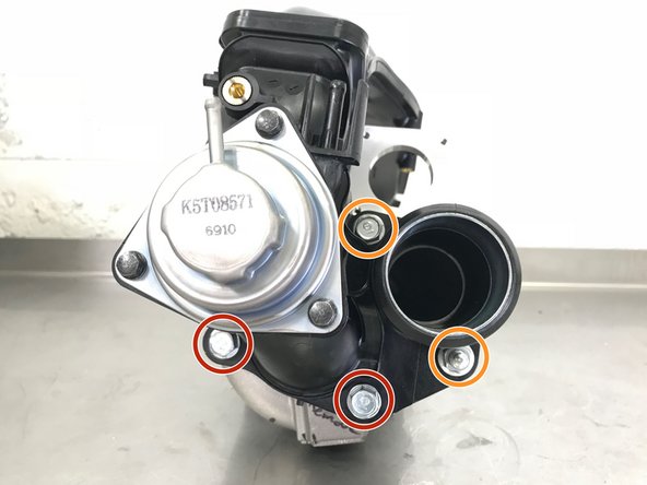 An installed TIP is shown out of the car for clarity