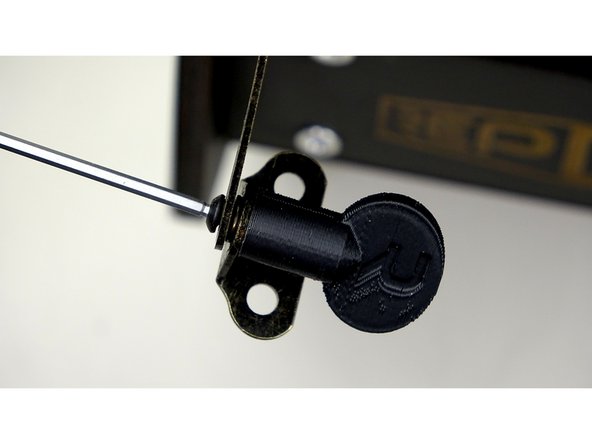 But a washer on the bolt, followed by the End Mount and another washer.