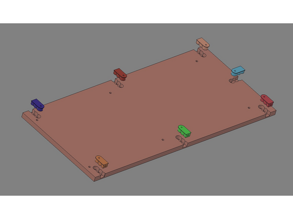 IMG 2 - Align the Butt Anchors with the notches in a body panel. There are four panels total;  Top, Bottom and two Side Panels.