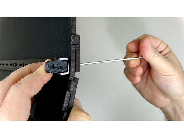 Repeat this step for the other end of the support beam.