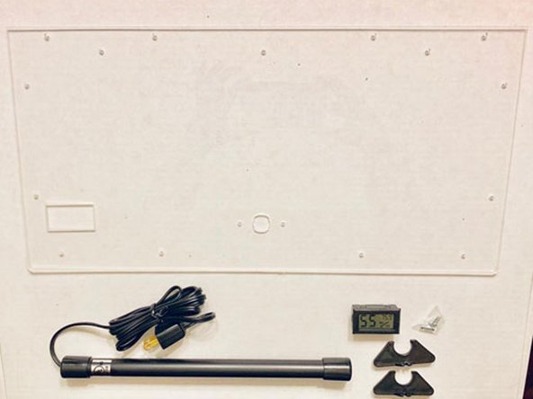 Humidity Hunter Kit: Custom Lid w/Hygrometer Insert, Hygrometer, UL/ETL Listed Dehumidifier Rod, Dehumidifier Rod Mounts