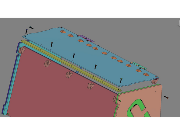 NOTE: - These images might vary based upon the version being built. The parts shown here are for v2.5.0. For v2.5.1 and V2.5.2, the parts will look different, but assembled in the same way.