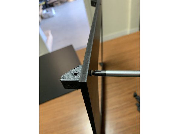 Grab the Top Panel (Part 1) in order to attach the six (or seven for the XL version) brackets, similarly to how you built out the Bottom Panel.