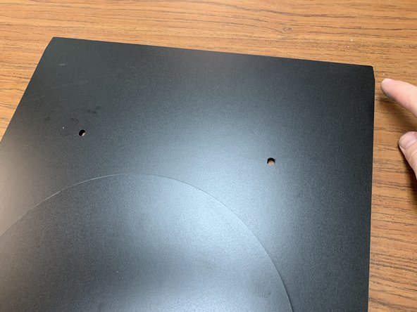 Locate the Tray (Part 6) from the cut panel set. The back of the tray will have slightly tapered ends as shown in picture 1.