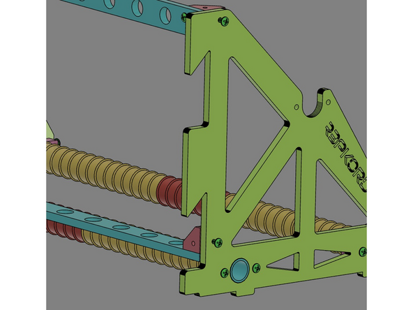 IMG 2 - The Rails will be installed between the two Racks. Their orientation will be similar with the top Rail vertical while the lower Rail will be rotated to be horizontal.
