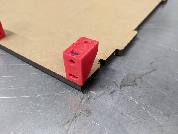 Note orientation of brackets.