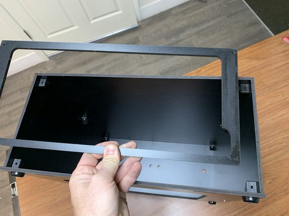 Locate the front Seal Flange (Part 5) and orient your assembly to install it to the face of the box as shown in picture 1.