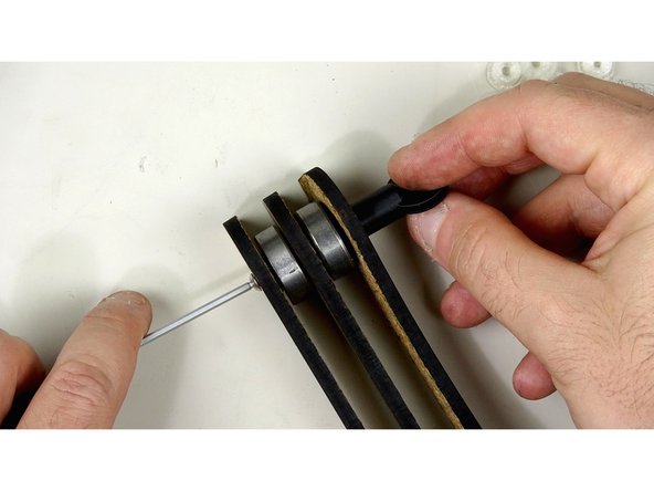 Secure the bolts into place with nylock nuts.