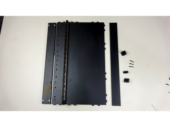 The  Brackets are going to mount to the BOTTOM of the Base panel (finished side)