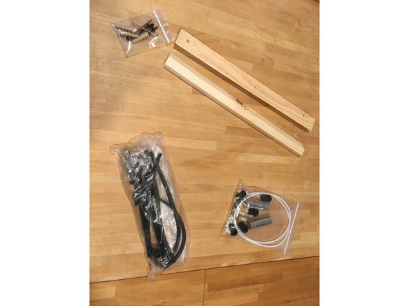 HARDWARE BAGS (NOTE: Has changed dramatically from v1.0, new photos coming soon, See BOM included in your packaging for details of bag contents)