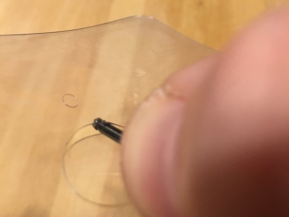 Take care removing the punch outs. DO NOT USE A SHARP EDGE FOR THIS  Accidentally cutting or scoring in the wrong location can make it easier for the vinyl to tear. For best results press lightly on the score with a blunt object like the hex key to get it started. Once through the cut you can use your fingers to slowly pull the rest out.