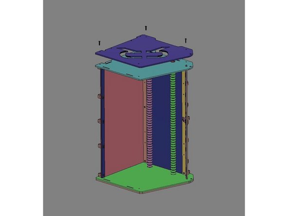 NOTE: - These images will vary based upon the version being built, but will be assembled in the same way.