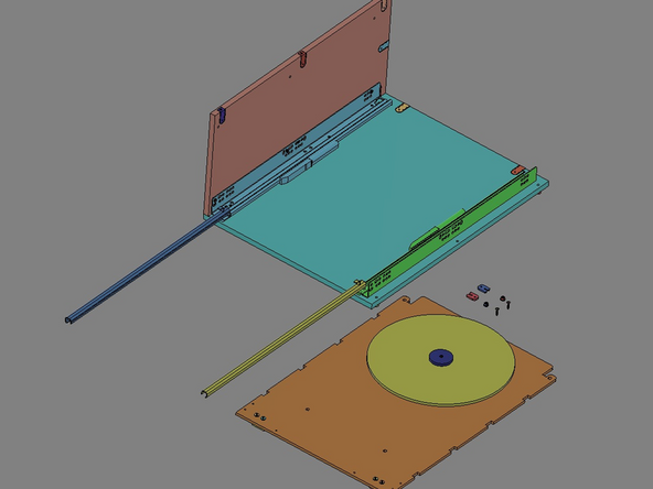 The Top and Right Side have been removed from view to provide better visibility. They DO NOT need to be remove to complete the assembly.