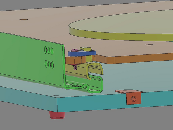 IMG 1 - Locate x2 Tray Clips, x2 Flange Nuts and x2 16mm TF Screws.