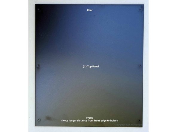 This panel contains the Top Panel (1).