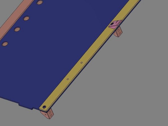 NOTE: - These images will vary based upon the version being built. The parts shown here are for v2.5.0 and v2.5.1. The v2.5.2 will use x2 2B Bottom Spacer Bars with only three holes, but will be assembled in the same way.