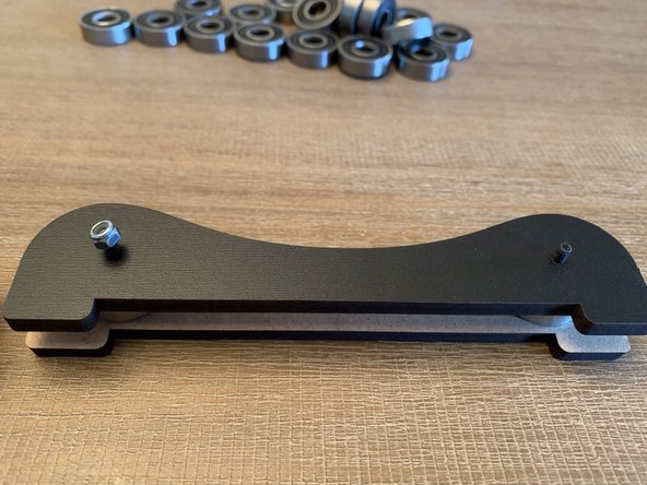 Do this twice for the rollers that go on each end of the box.