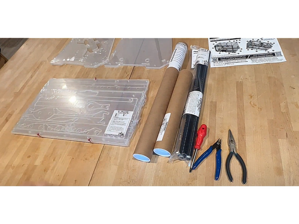 Unboxing and prep associated with this build.