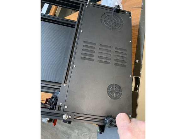 Add the feet you removed back where they were.