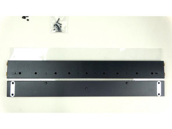 Insert six, 14mm bolts through the plate and through the vinyl sheet.