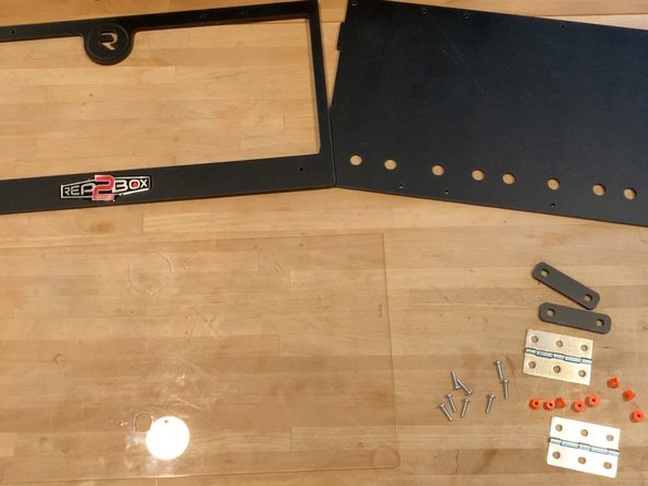 For the following Top/Lid assembly you will need the following parts: