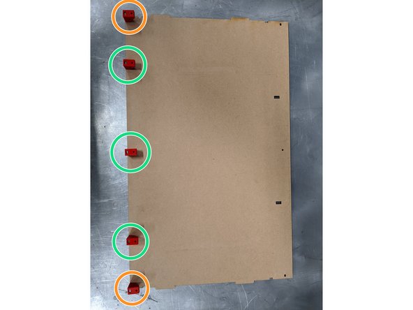 Note orientation of brackets.