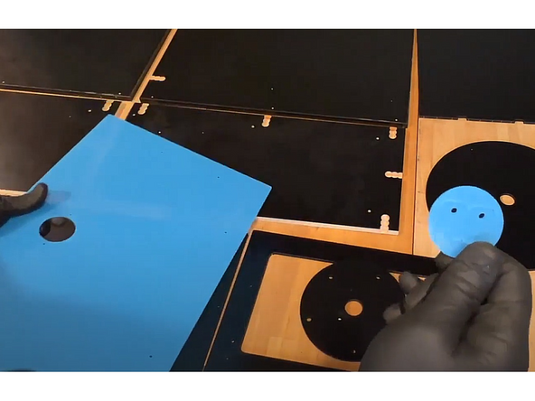 IMG 1 - Locate the Acrylic Lid and remove the circle knock-out.