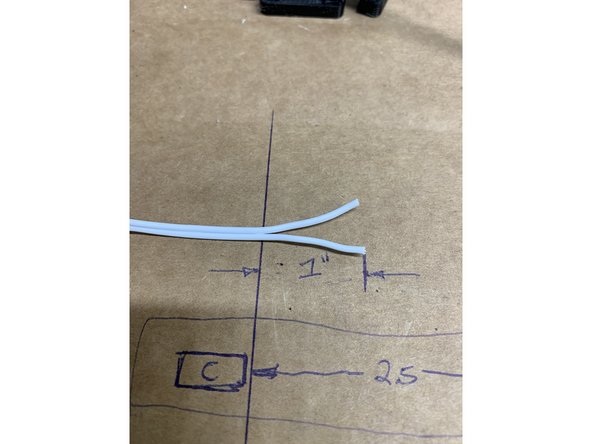 Separate the conductors one inch back from the cut (~25mm) of the two conductors from each of the cut ends (Pic 3). Do this to both extension cables.