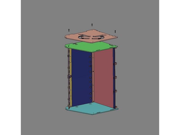 NOTE: - These images will vary based upon the version being built, but will be assembled in the same way.