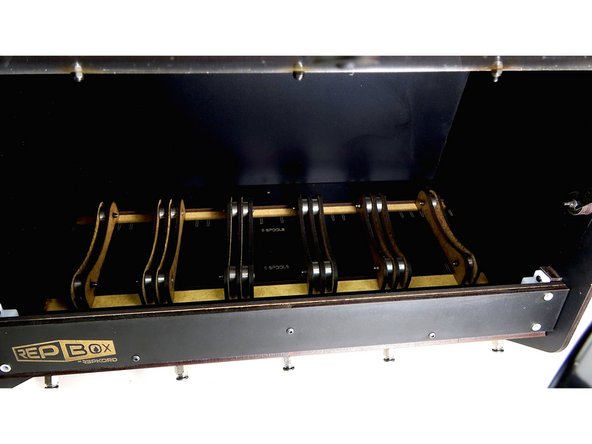 Throw those rollers into the interior, placing the single wide rollers on the ends.