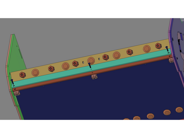 IMG 1 - Locate x1 Base Stringer, the Base Face Plate, the  Stringer Support Bar and x5 TF Screws.