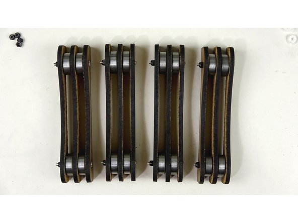 Repeat Steps 2-4  until you have 4 of these dual rollers built.