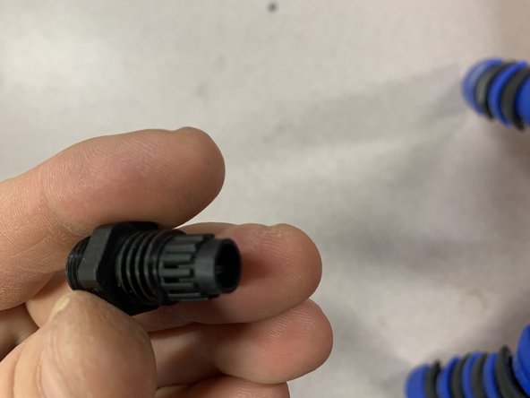 The fittings you receive may or may not have rubber washers installed when you receive them. These washers are not necessary for the functioning of the RepBox and WILL LIKELY INTERFERE WITH ALLOWING YOU TO THREAD THE FITTING INTO THE NUT UPON INSTALLATION