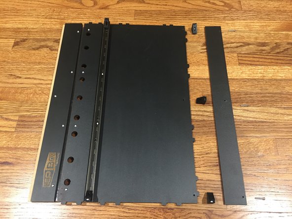 This step uses the Universal Brackets that were pressed with three square nuts in the earlier preparation step.