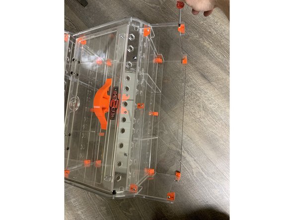 At this point you should be ready to load. Double check you've fastened everything to the appropriate brackets and that you've re-attached any lid props you may have had to remove to attach the STAX sides.
