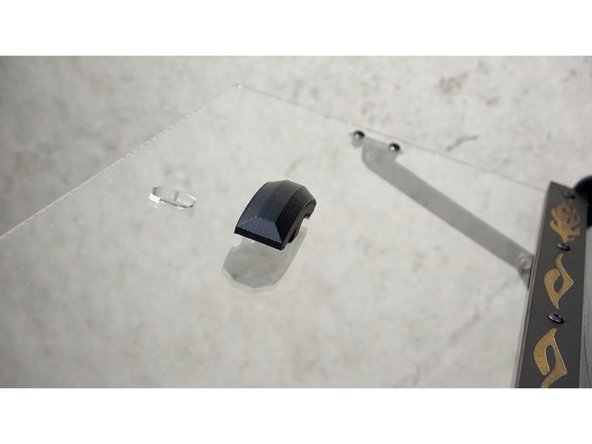 Attach with a 10mm bolt and a laser cut circular stand off.