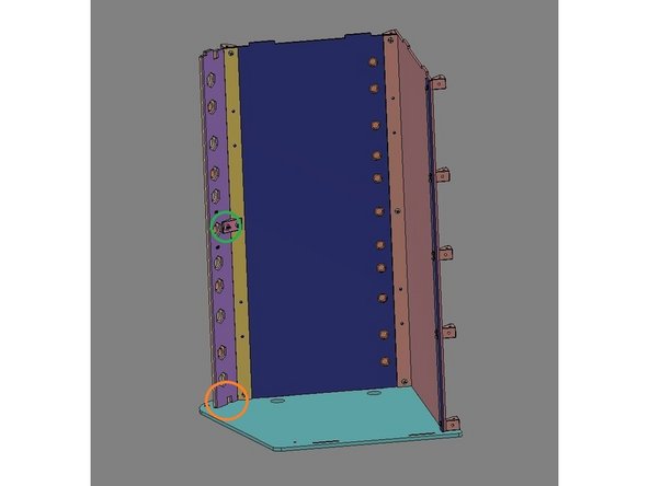 IMG 1 - Locate the Outer Exit Panel (from Step 1), the Inner Exit Panel and x1 TF Screw.