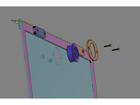 IMG 1 - Locate x2 Flange Nuts, x1 Hygrometer, x1 Lid Trim Clamp and x2 16mm TF Screws.