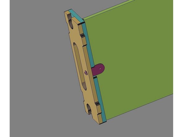 IMG 2 -  Insert the Flush Anchor into the Base. Then stack the Side Outer on top of the Side Inner.