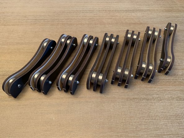 Install in the box spaced out to fit the spools you're installing in the box.