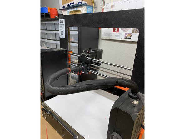 Redress the wire loom into the wrap material and secure with ty-wraps. One additional ty-wrap should be used to secure the two Micro-fit 3.0 connector as shown,