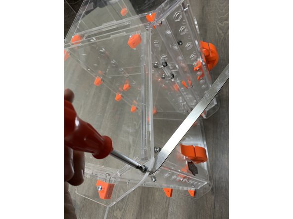 Remove the screws from all the sidepanels of your RepBoxes the same way you did when installing the first STAX sides but DO NOT remove the actual side panels from the RepBoxes.