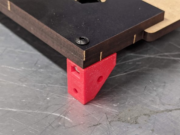 Flip your base panel over so the unfinished side is face up.