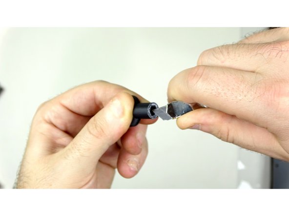 The Included 3D printed HEX key may have a slight 'elephants' foot around the opening. Check to see if it presses over one of the included M3 Nylocks first. If not you can use the craft knife to carve off the excess filament and open the hole slightly. Its best to do this a bit at a time and then check fitment.