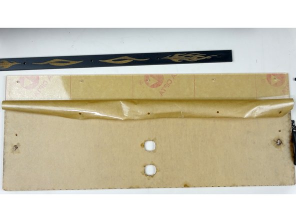 The amount exposed should be just a little more than the width of the  Acrylic Lid Clamp on both sides.