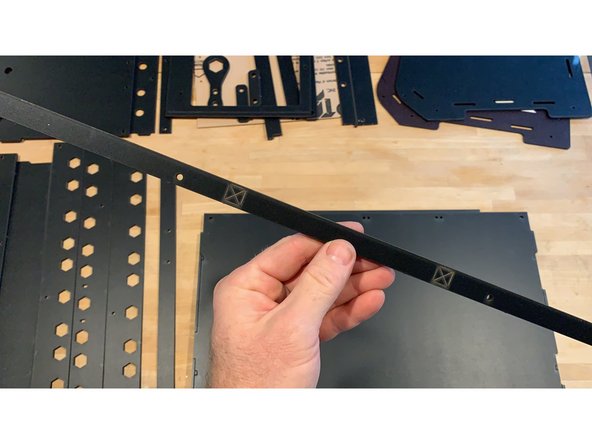 Some of the larger pieces may have &quot;Xs&quot; marked on them to indicate these are waste pieces used for assistance in packaging. If you see the &quot;X&quot; that means its not used in your box build and may be discarded.