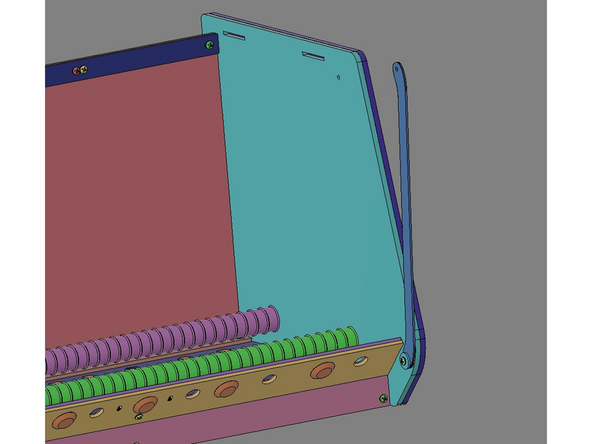 IMG 1 - Locate x1 TF Screw, x2 Precision Spacers, x1 Lid Prop and x1 Flange Washer.